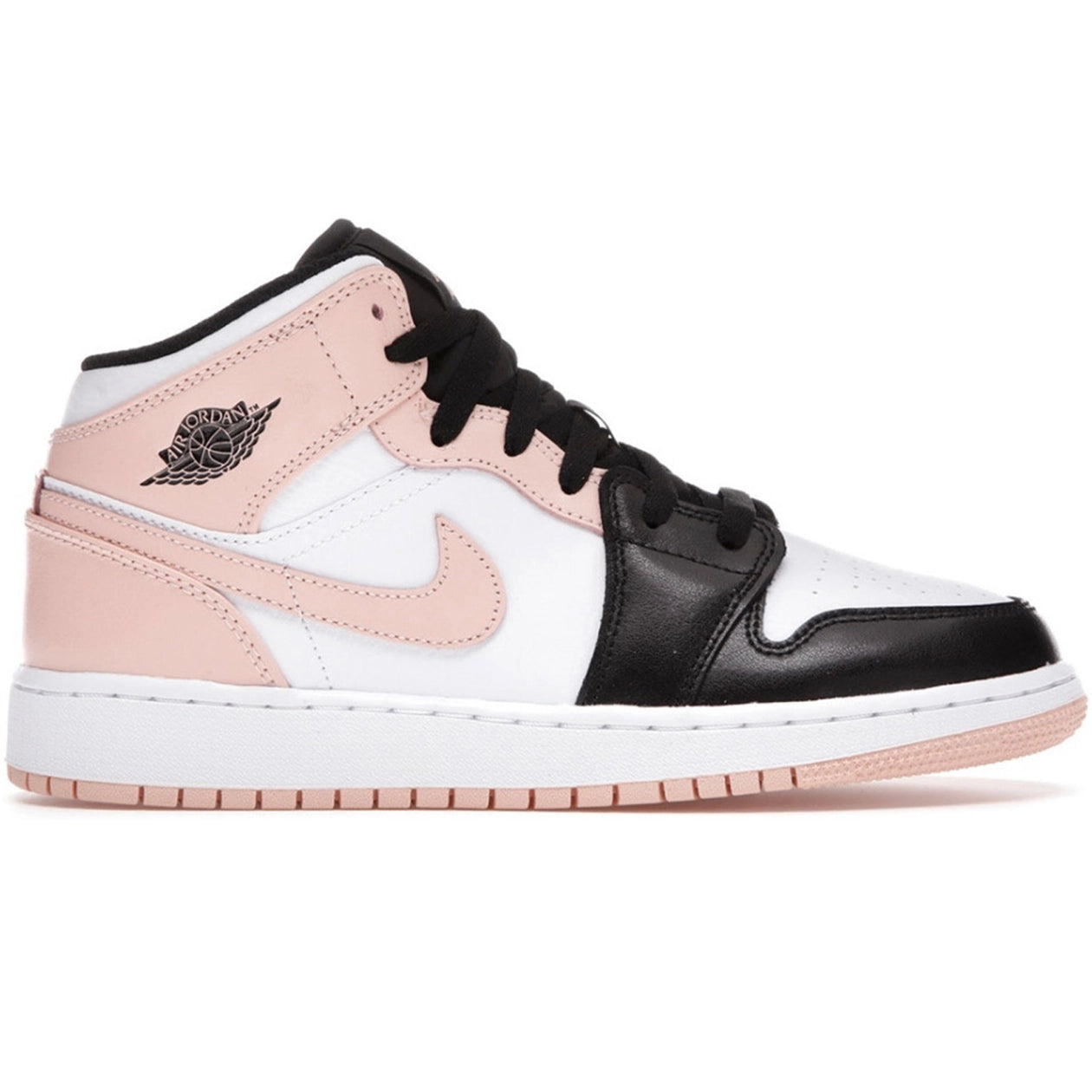 Air Jordan 1 Mid Arctic Orange Black Toe Rich