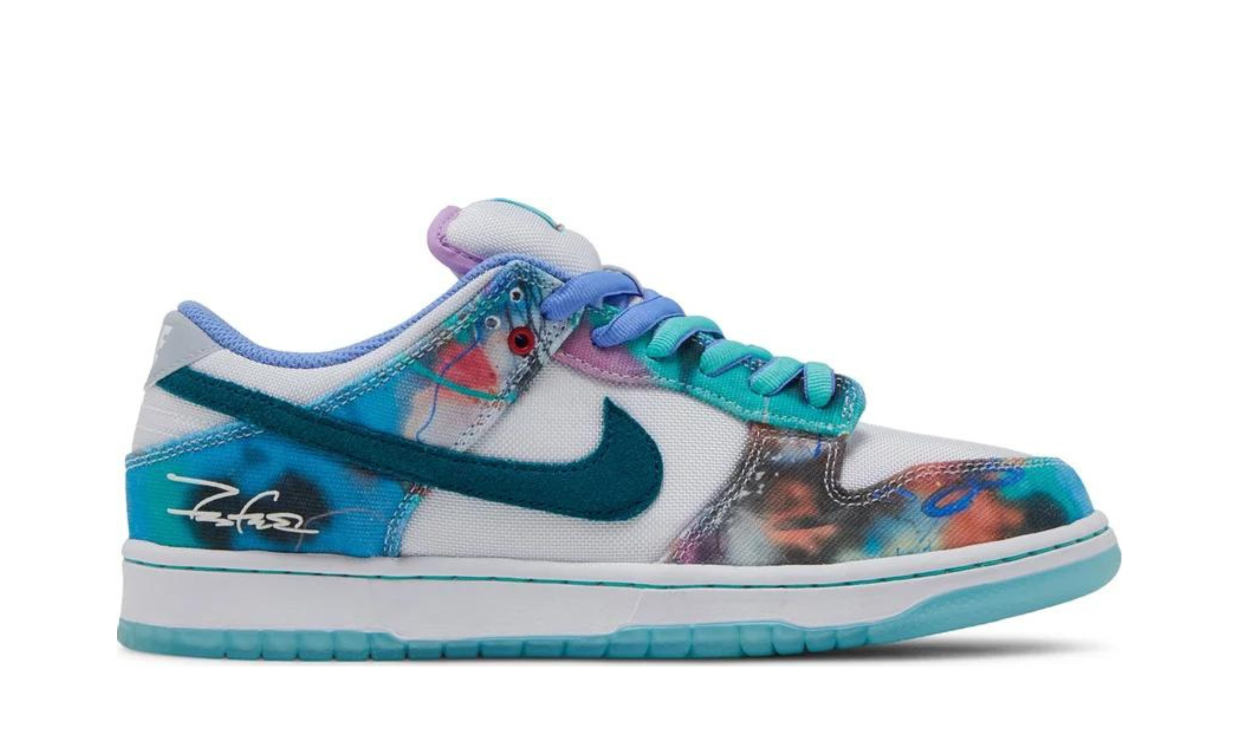 Nike Dunk Low SB x Futura Laboratories 'Bleached Aqua'