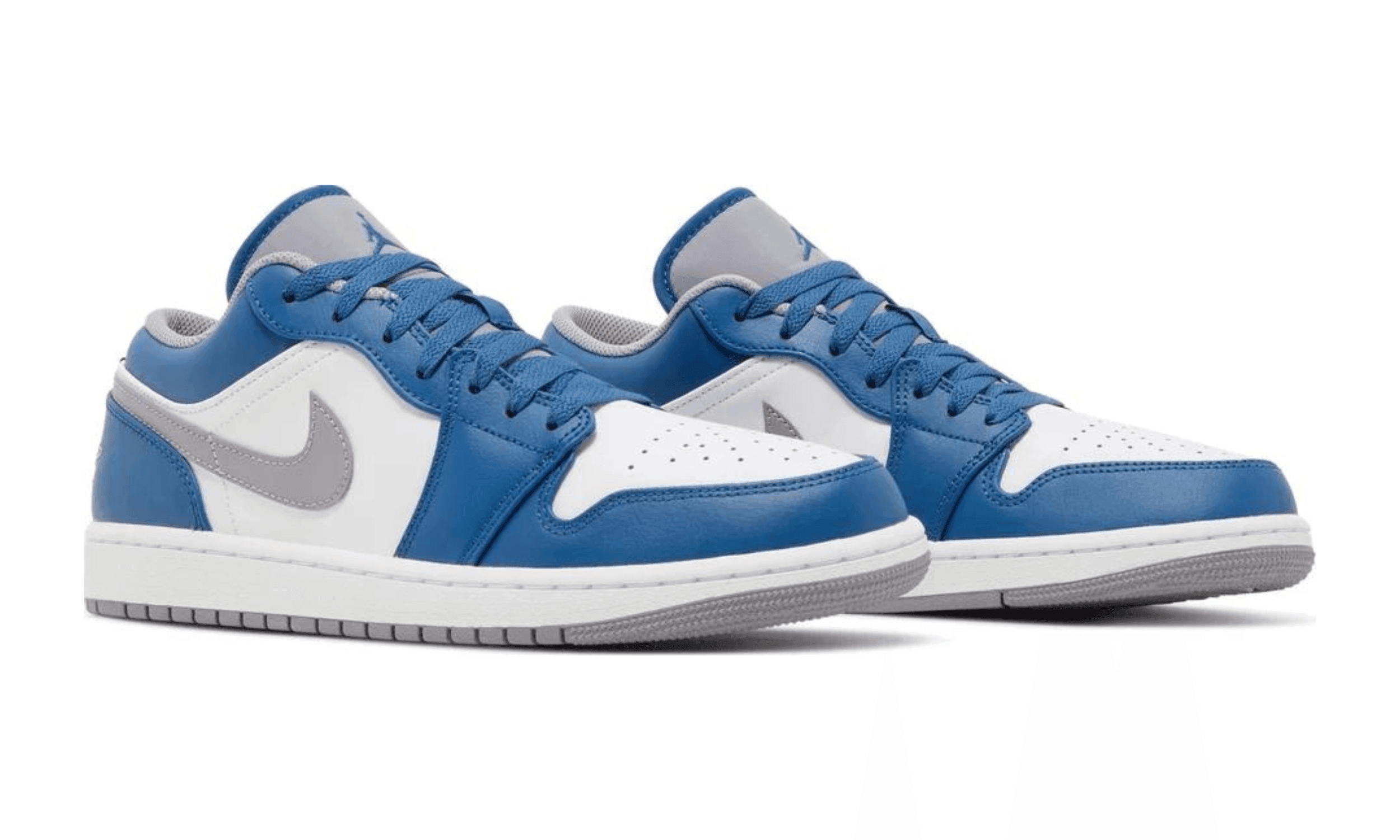 Air Jordan 1 Low True Blue - Kicksite-553558-412