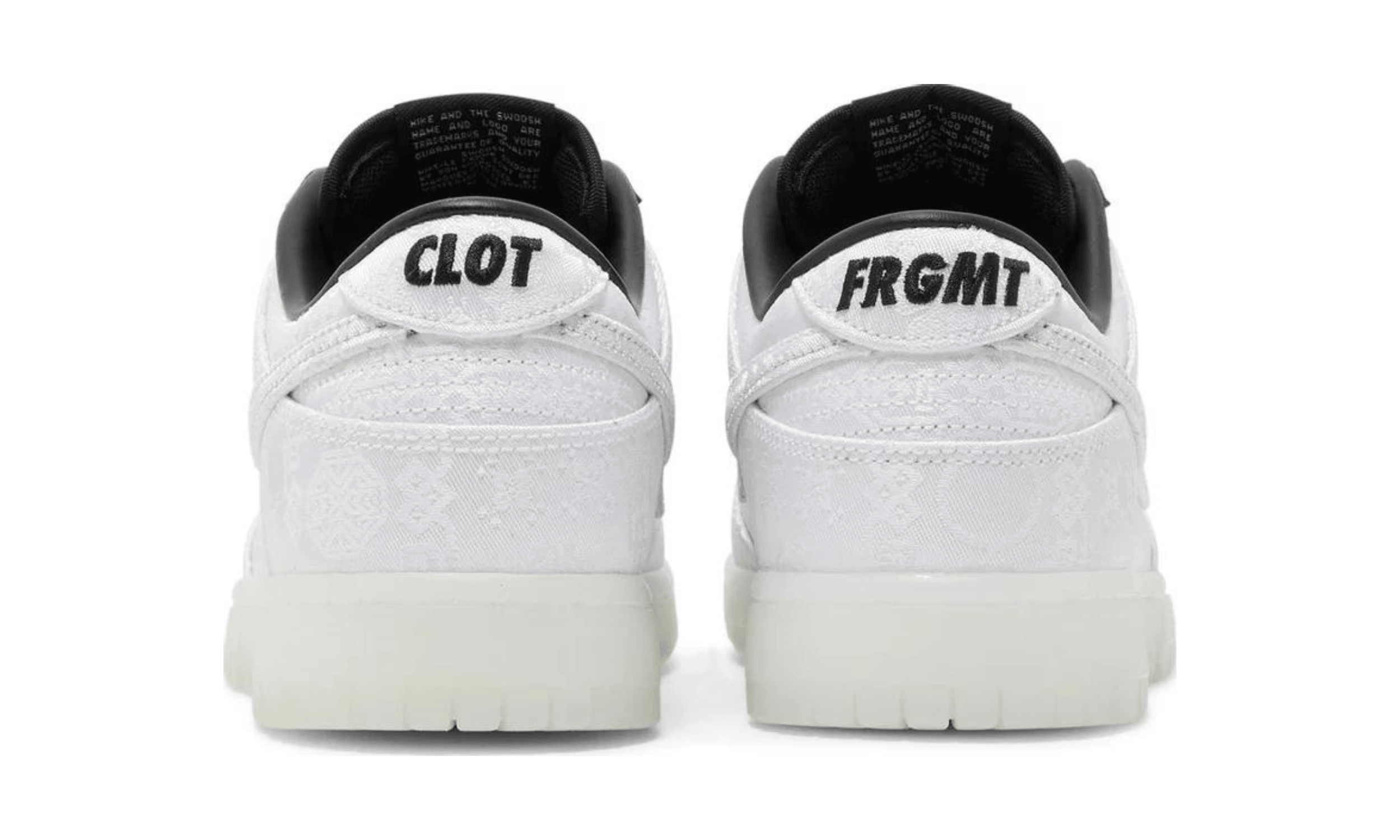 Nike Dunk Low CLOT x Fragment White - Kicksite