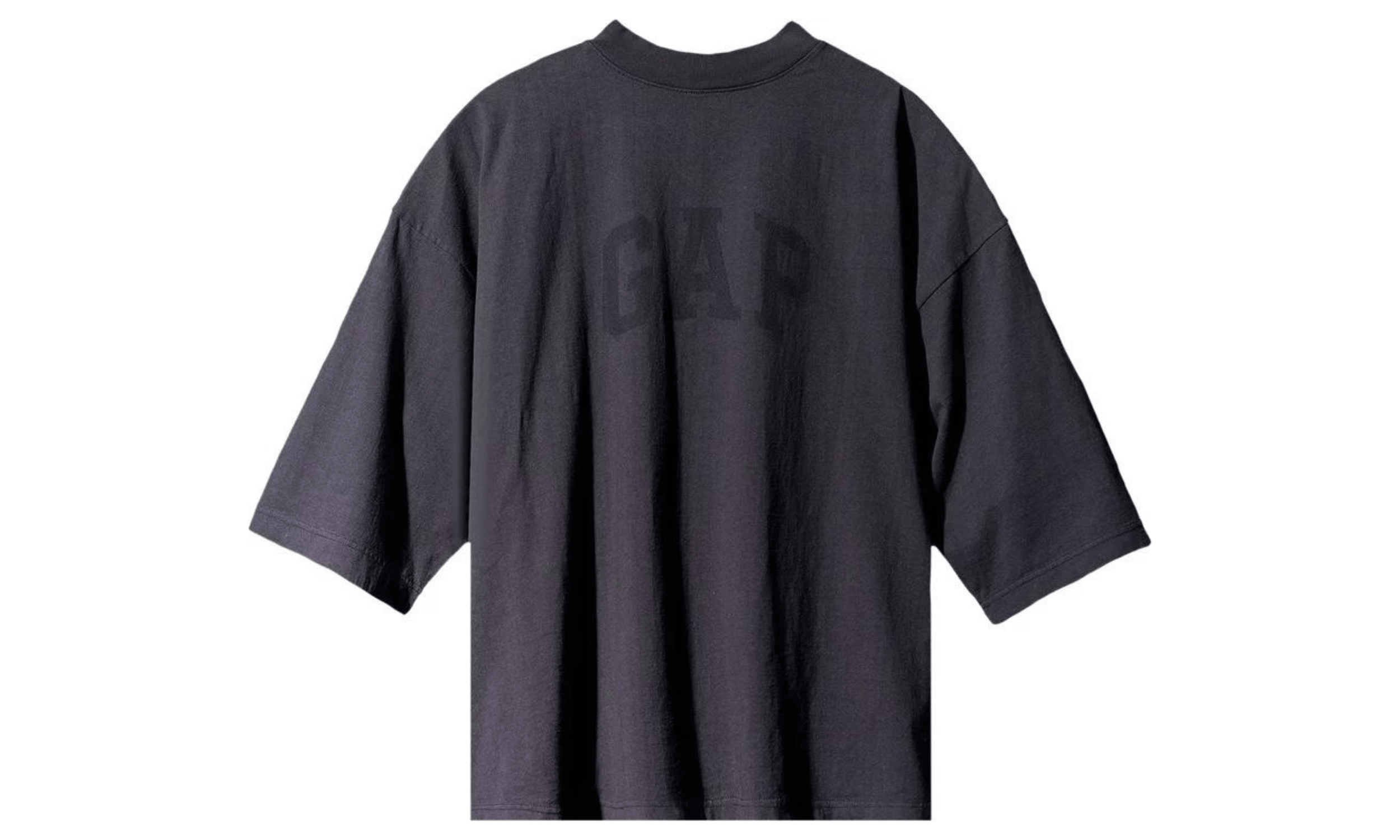 Yeezy Gap Engineered by Balenciaga Dove 3/4 Sleeve Tee Black - Kicksite-4712860220000