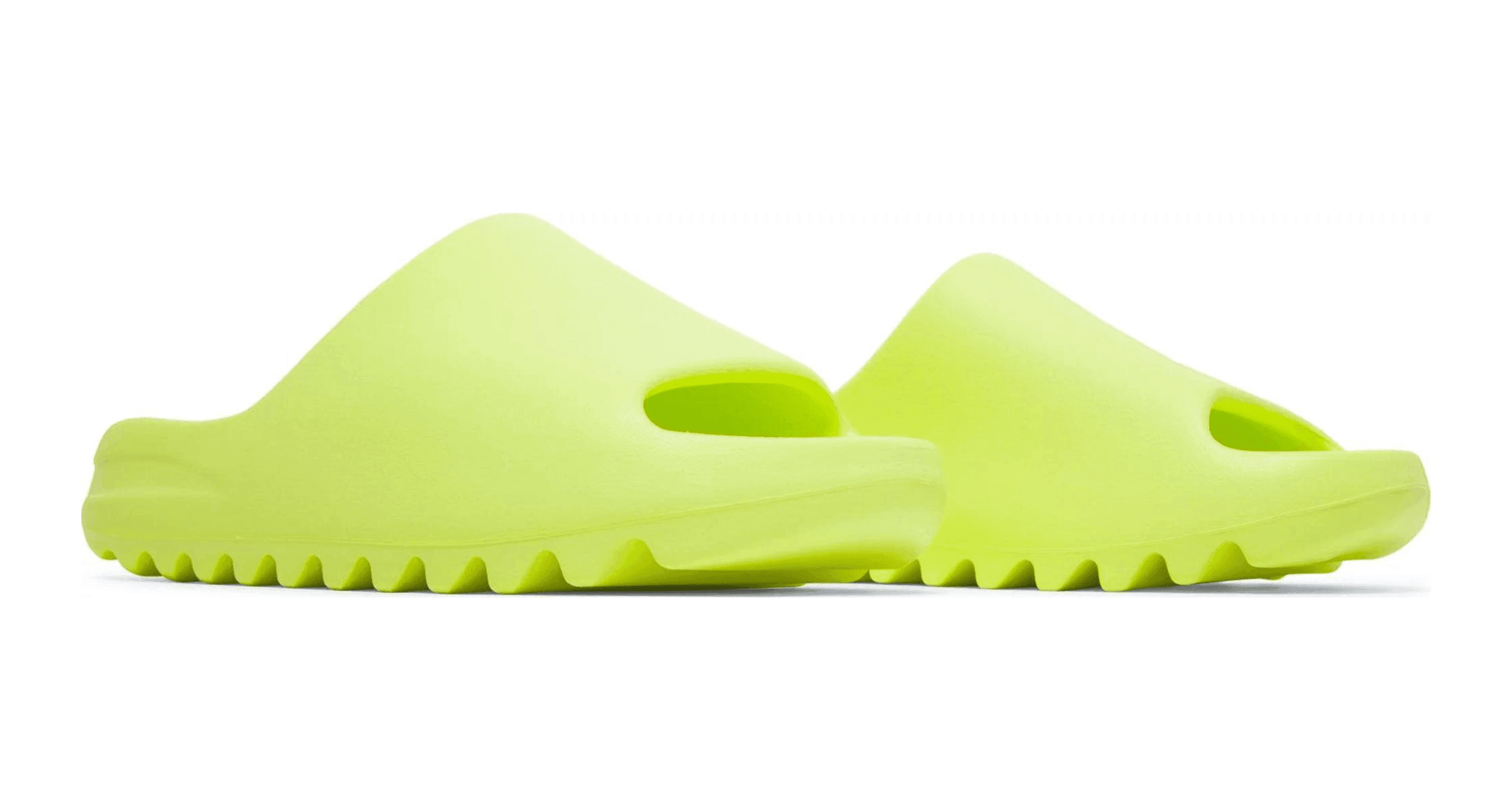 Yeezy Slide Green Glow - Kicksite-HQ6447